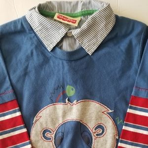 Boys Size 5T Fisher Price Collar Shirt